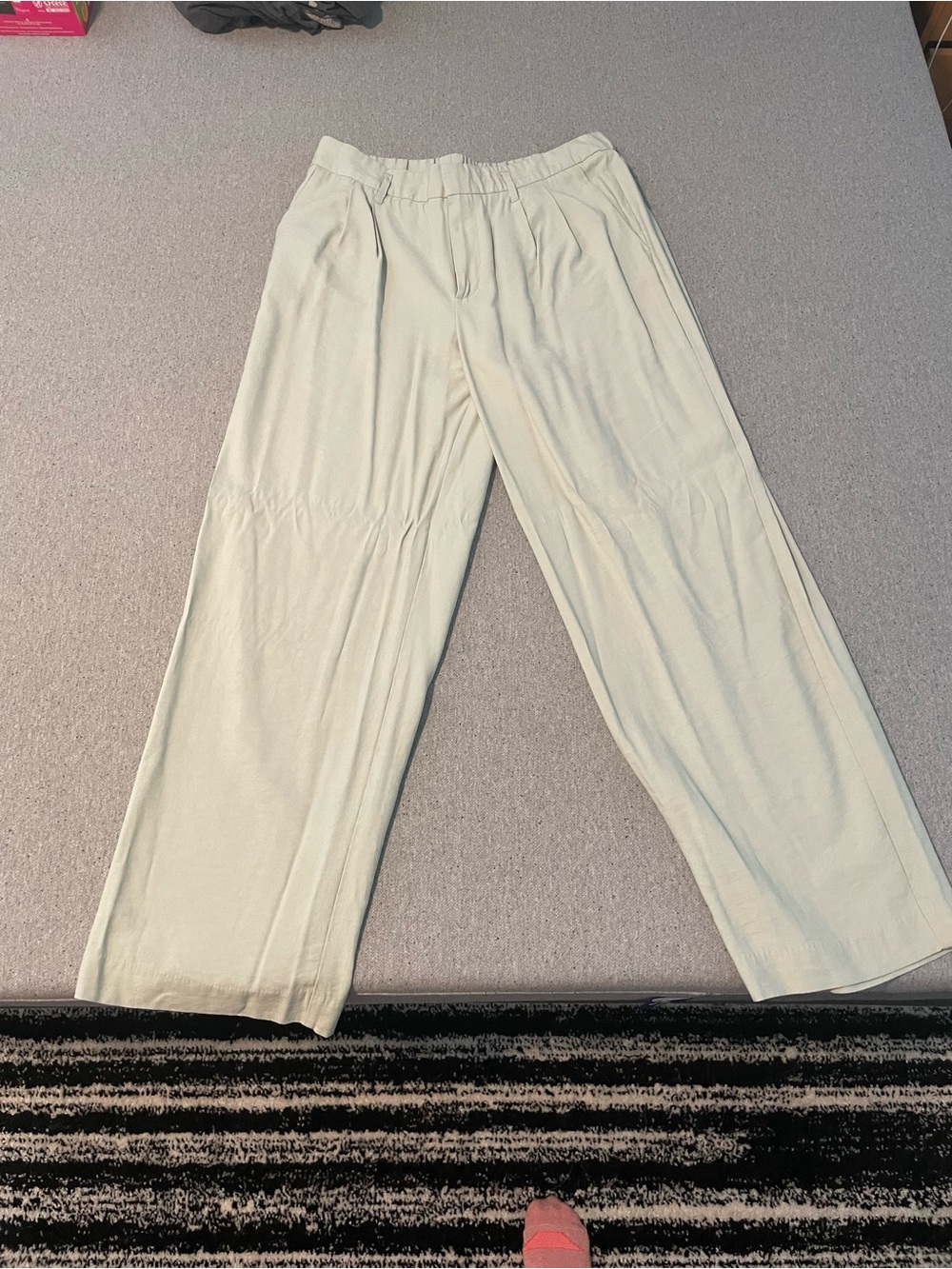 a new day Sage Green Elastic Waist Pants